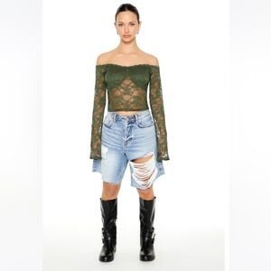 forever 21 distressed denim boyfriend shorts